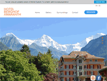Tablet Screenshot of hotel-berghof.ch