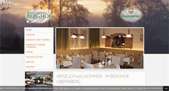 Desktop Screenshot of hotel-berghof.info