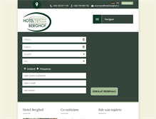 Tablet Screenshot of hotel-berghof.cz